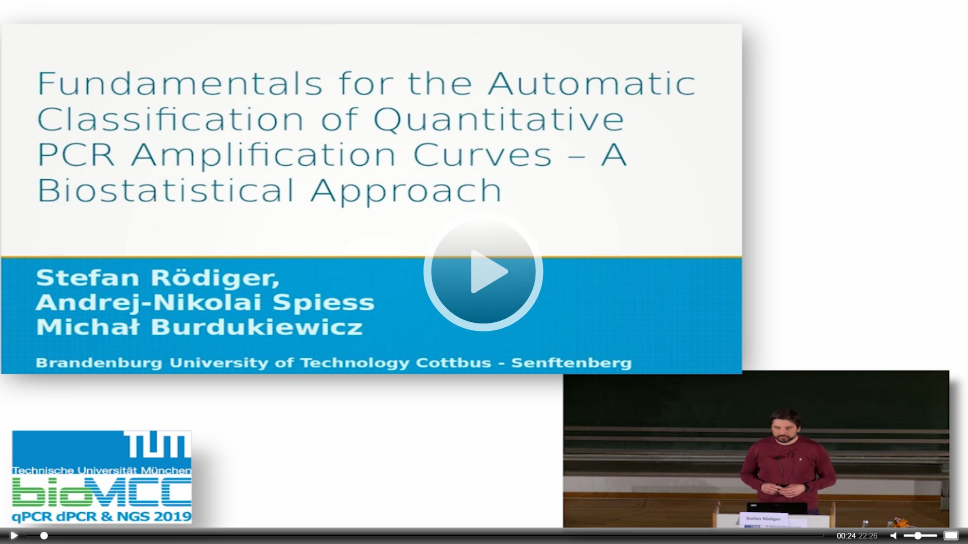 Fundamentals for the Automatic Classification of Quantitative PCR AmplificationCurves - A Biostatistical Approach