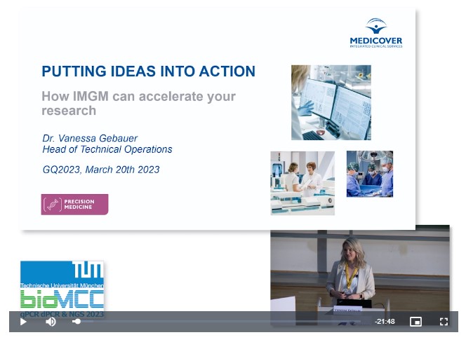Putting Ideas into Action - How IMGM Can Accelerate Your Research